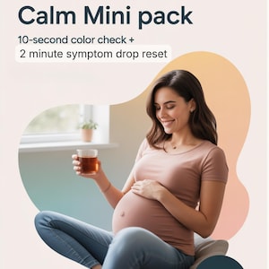 Pregnancy Symptoms Guide Printable | Is This Normal? Decision Card | First Trimester Anxiety Support | Reassure Monitor Call | PDF Download