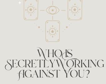 ¿Quién trabaja en tu contra en secreto? Lectura de Tarot / Enemigos Secretos, Celos e Intenciones Reales