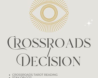 Lectura de Tarot para tomar decisiones / ¿Quedarse o irse? / Guía honesta para encrucijadas