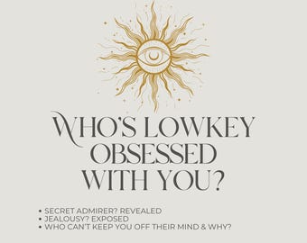 Lectura de Tarot: Admirador secreto, sentimientos ocultos, obsesión al descubierto