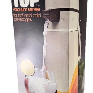 Thermos Touch Top Vacuum Server Autumn Swirl 2 Liter Pump Hot/Cold