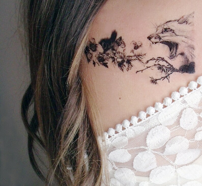 Eichhörnchen Tattoo Vorlage