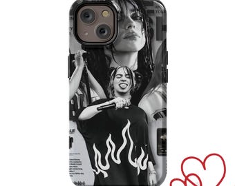 Billie Phone Case White Minimal cases iPhone Samsung Galaxy Personalized Case