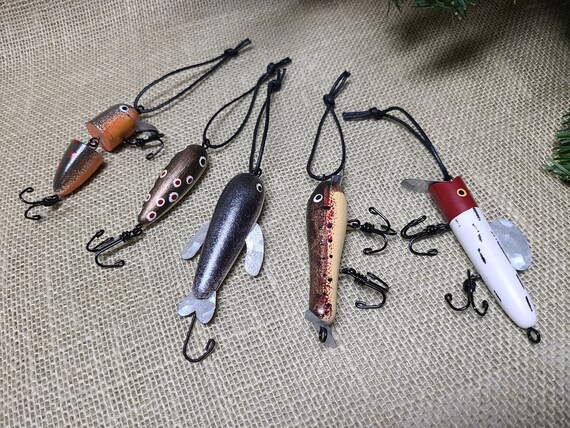 Fishing Lure Ornaments Decor - Set of 5