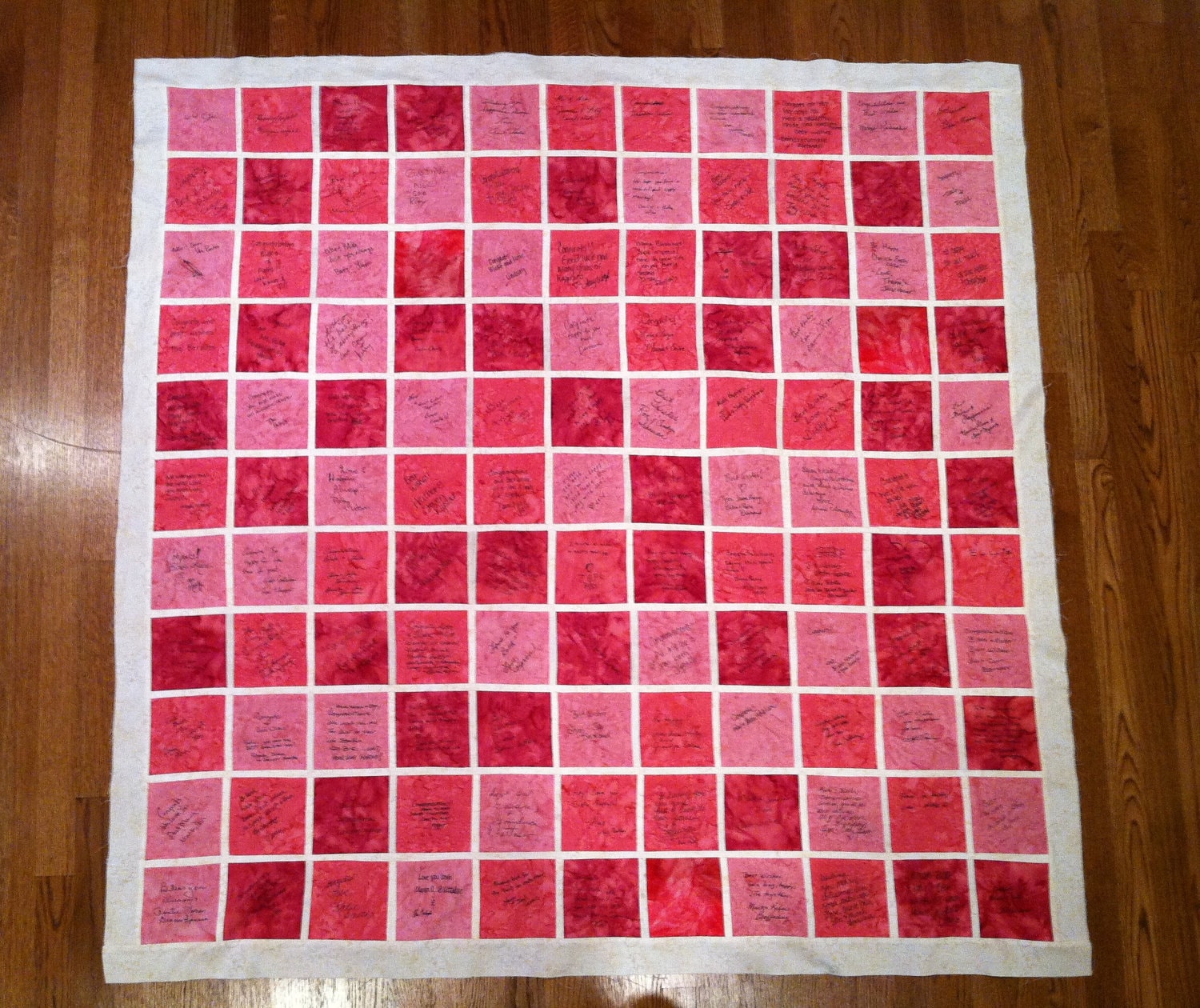 Wedding Signature Guest Book Quilt, Custom Made Etsy