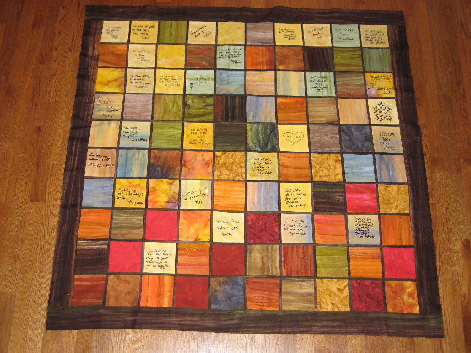 Quilt Guest Book Etsy