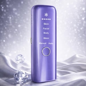 IPL Hair Removal Device, Painless Epilator for Facial, Body, Bikini Home Use
