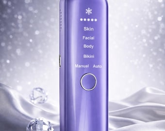 IPL Hair Removal Device, Painless Epilator for Facial, Body, Bikini Home Use