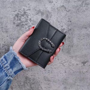 Luxury Textured Wallet for Women, Compact Card Holder, Designer Inspired Mini Wallet, Elegant Small Purse Gift for Her