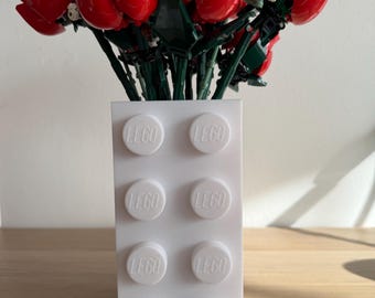 Ideale vaas van Lego-stenen voor bloemen, Lego Botanicals