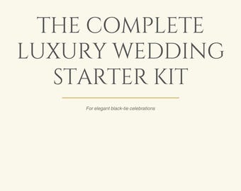 Ultieme luxe startpakket bruiloftplanner