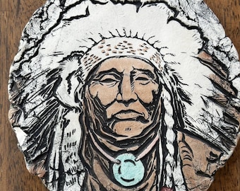 Former av lera av Stan Mount Rainer St. Helen's Ash Indiansk konst