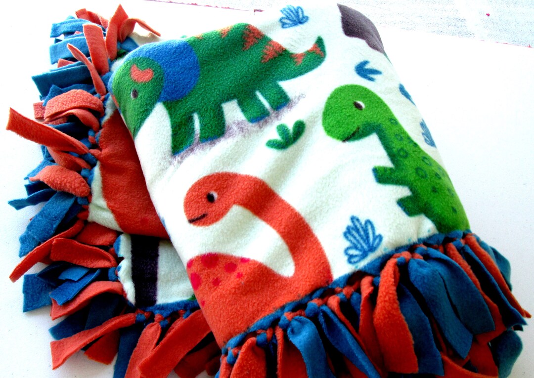 DINOSAUR FLEECE BLANKET Toddler Bed Daycare Nap Floor Pad Etsy