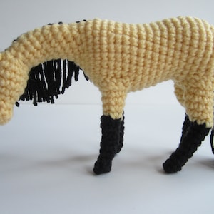 PDF Crochet Horse Pattern WITH Additional Instruction on Face MarkingsCrochet Animal Amigurumi,Horse Plushie, DIY Horse Crochet Pattern image 1