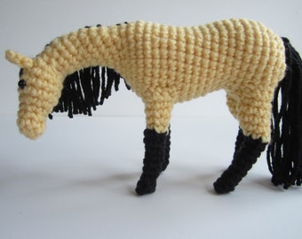 PDF Crochet Horse Pattern **WITH Additional Instruction on Face Markings**-Crochet Animal Amigurumi,Horse Plushie, DIY Horse Crochet Pattern