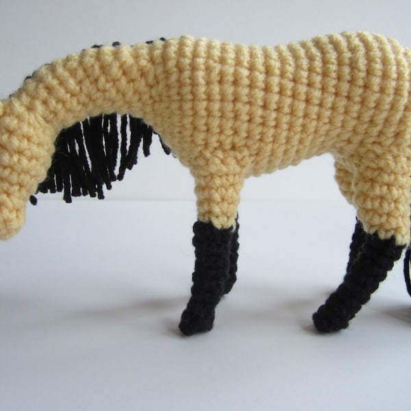 PDF Crochet Horse Pattern **WITH Additional Instruction on Face Markings**-Crochet Animal Amigurumi,Horse Plushie, DIY Horse Crochet Pattern