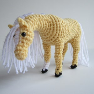 PDF Crochet Horse Pattern WITH Additional Instruction on Face MarkingsCrochet Animal Amigurumi,Horse Plushie, DIY Horse Crochet Pattern image 4