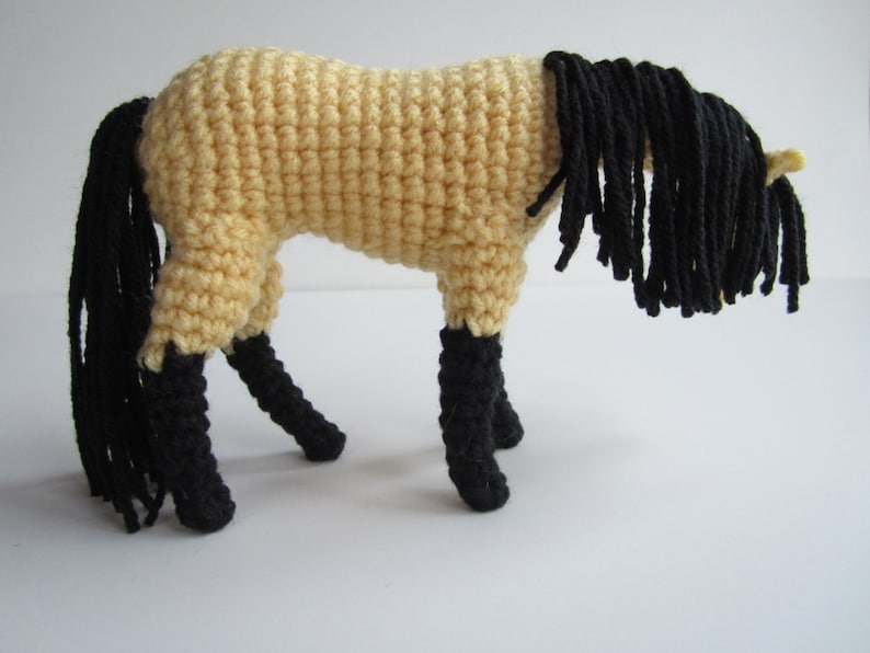 PDF Crochet Horse Pattern WITH Additional Instruction on Face MarkingsCrochet Animal Amigurumi,Horse Plushie, DIY Horse Crochet Pattern image 2