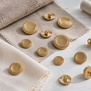 Gold Buttons Luxury