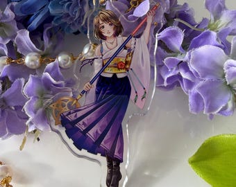 Yuna FFX Summoner Charm Keychain