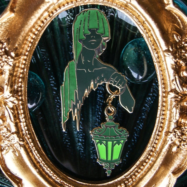 The Lantern Bearer Ferryman Enamel Pin Gothic Pins of Myth and Legend