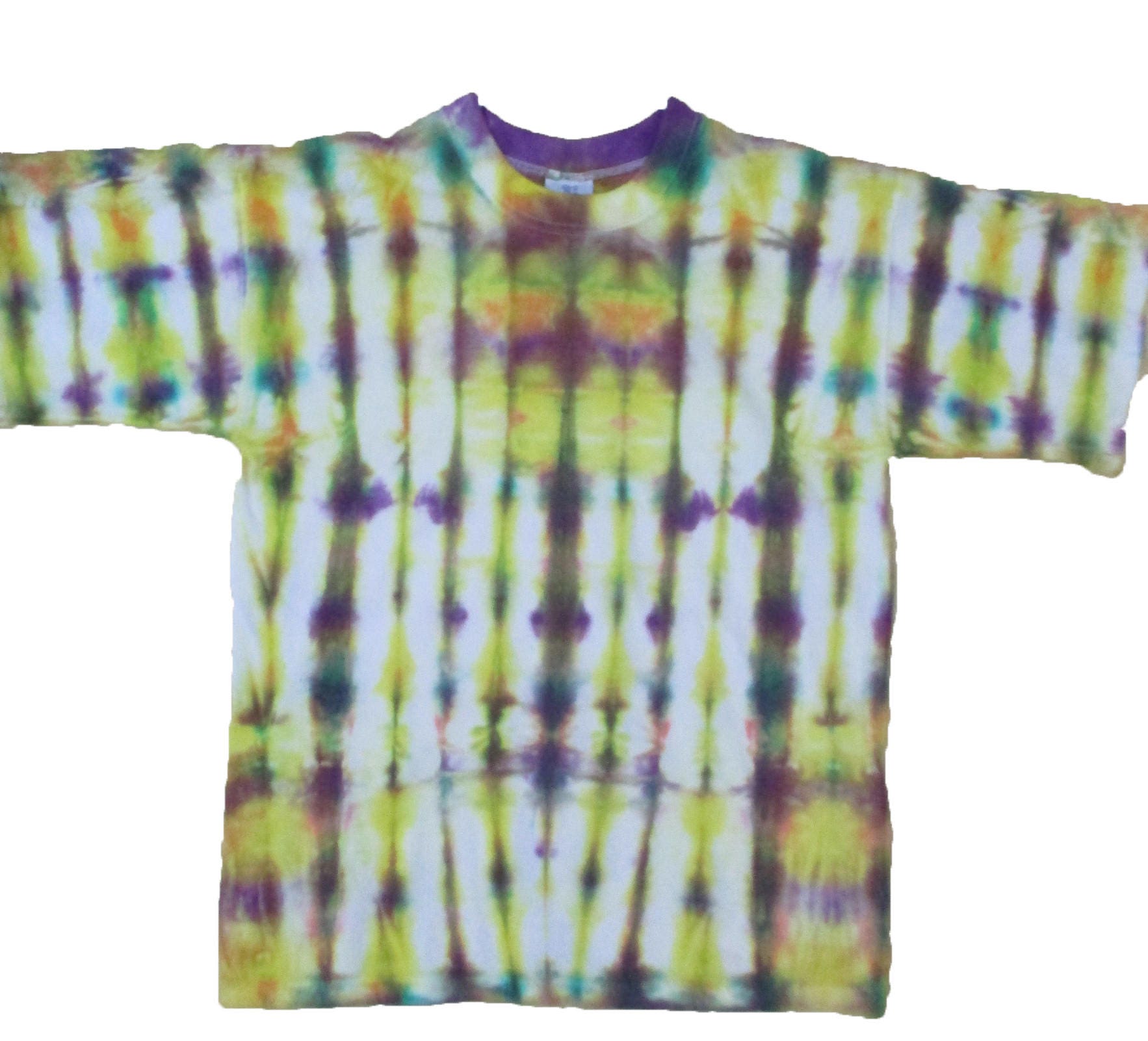 Tie Dyed Mens TShirt Size L 100 Cotton Australian Made Etsy