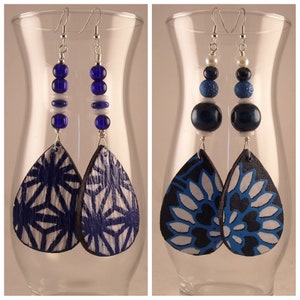 Beaded Dangle Earrings Long Earrings Long Dangles