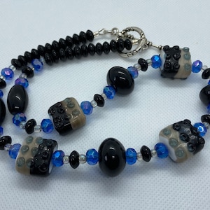 Lampwork Crystal Glass Beads Beaded Necklace