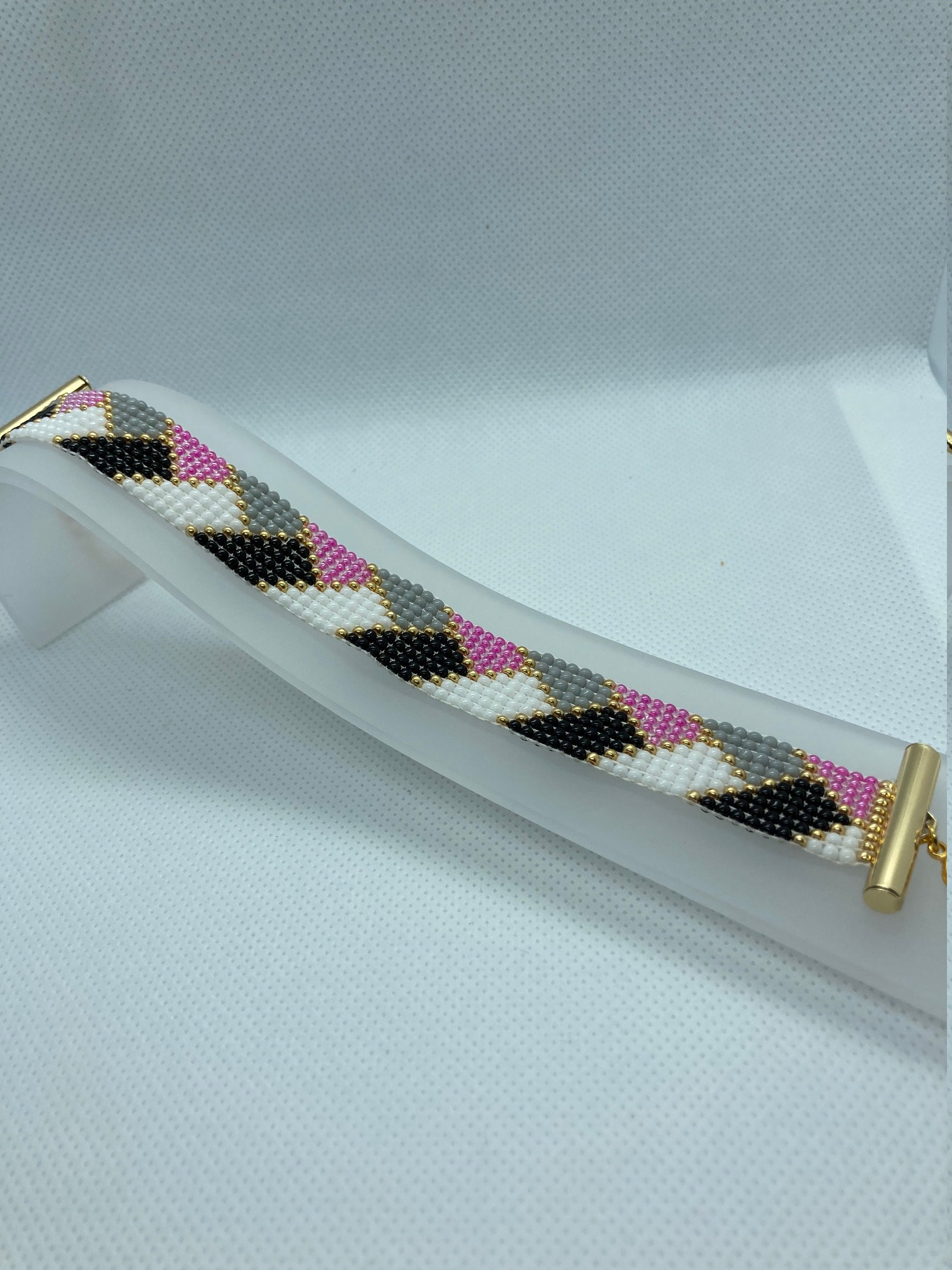 Beaded Loom Dangle Earrings Seed Bead Earrings Beaded Etsy