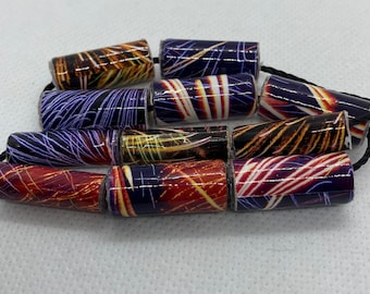 Handgefertigte Papierperlen | Feuerwerk Design, Schmuckherstellung, Handwerk DIY