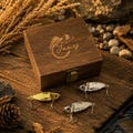Personalized Engraved Fishing Lure Set \u2013 Tackle Gift for Husband, Father\u2019s Day or Birthday