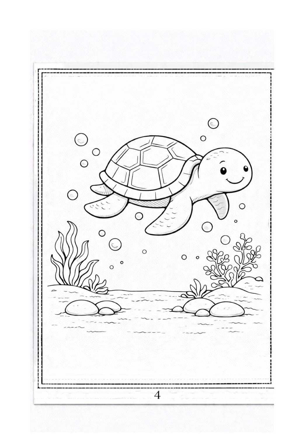 Ocean Coloring Book for Kids Printable PDF | Under the Sea Animals ...