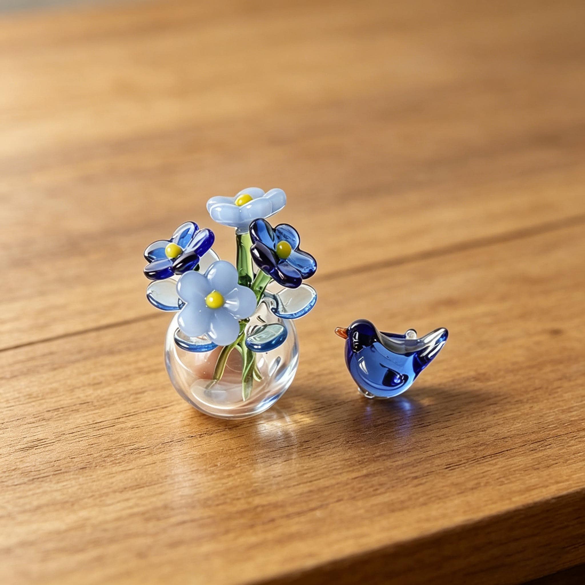 ユニークな青い花瓶 - Etsy 日本