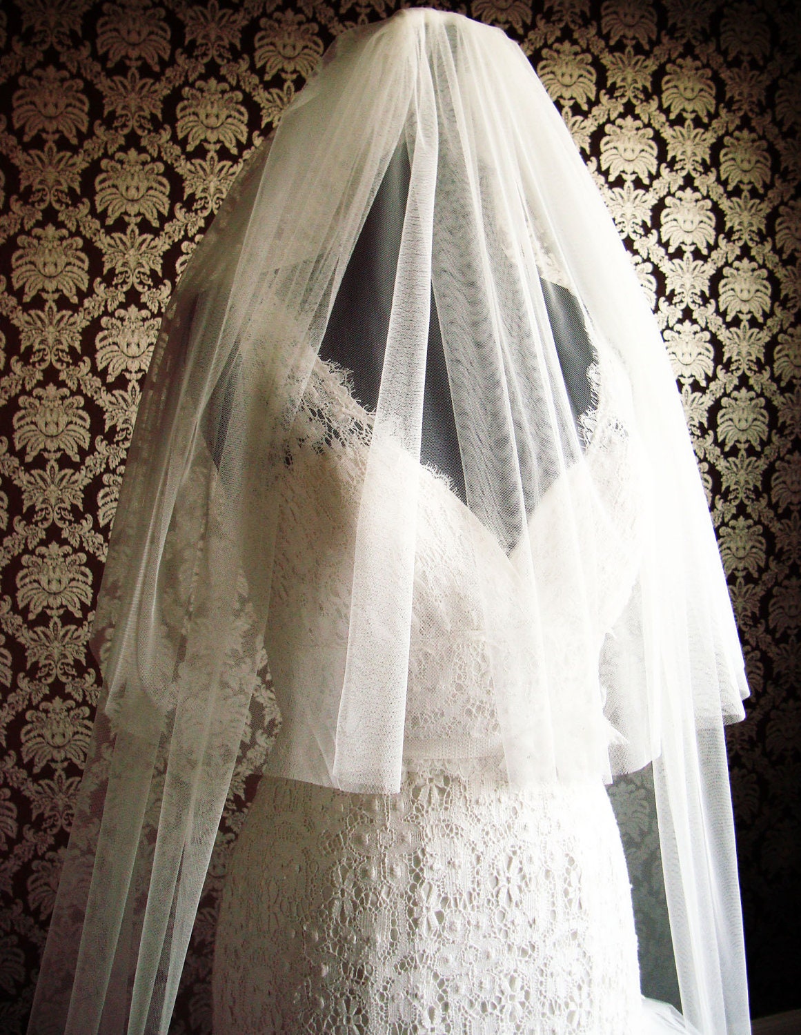 soft wedding veil