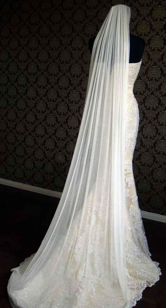 Natural Silk Tulle Drape Veil Cut Edge Soft Silk Tulle Etsy