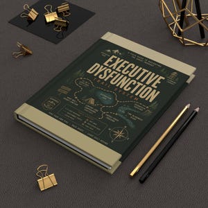 Executive Dysfunction Trail System Hardcover Journal | Funny Mental Health Map image 6