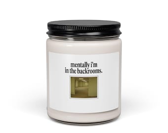 Liminal Backrooms Soy Candle, Eerie Office, Analog Horror Scent