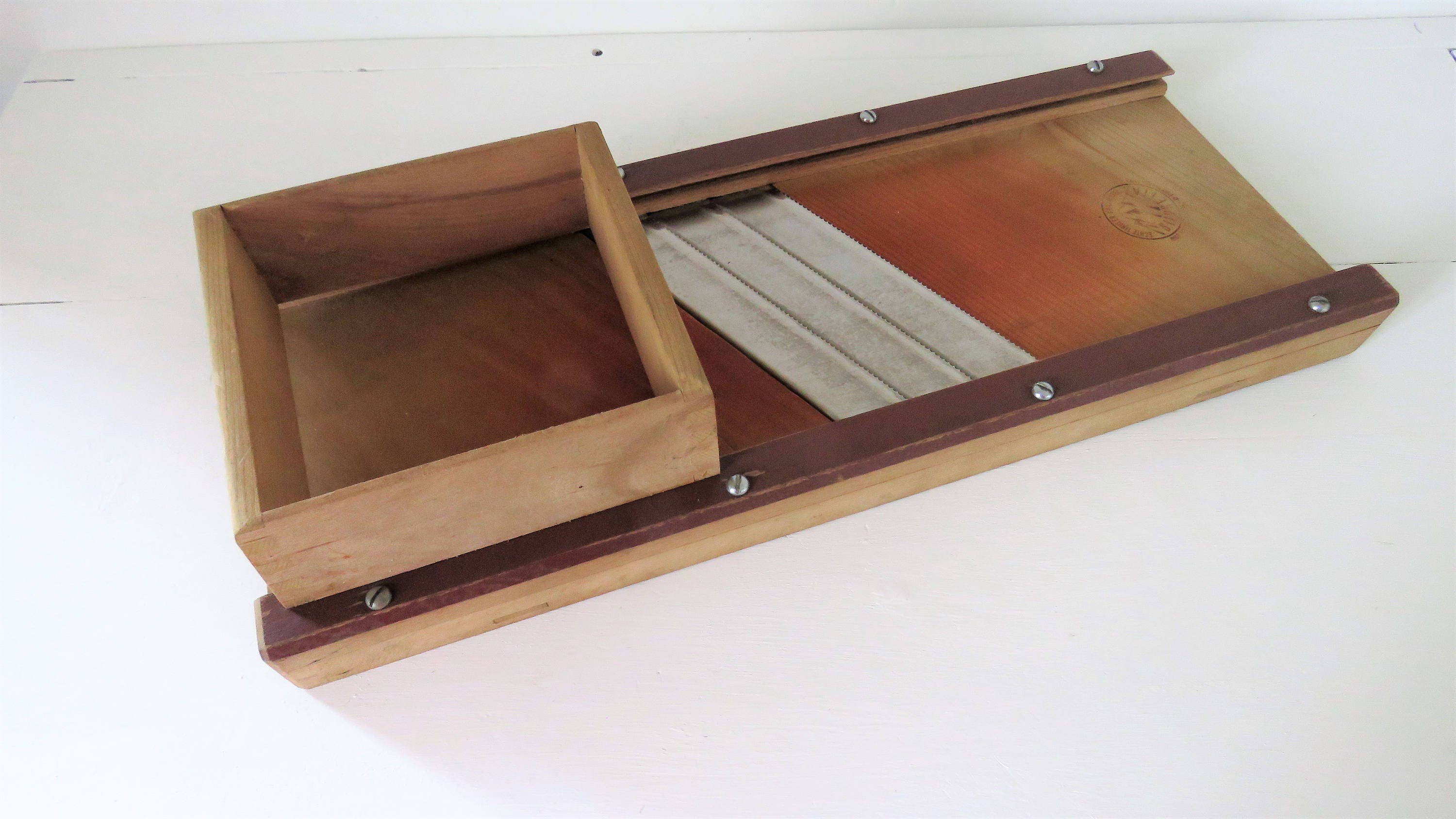 Vintage Shredder Large SILVRETTA Shredder Cabbage Shredder Etsy