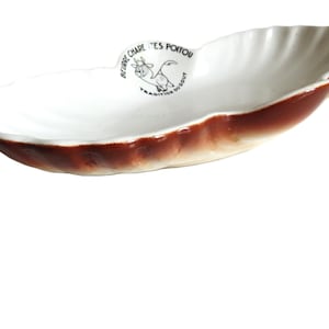 Antique French Digoin Butter Dish, French Butter Dish