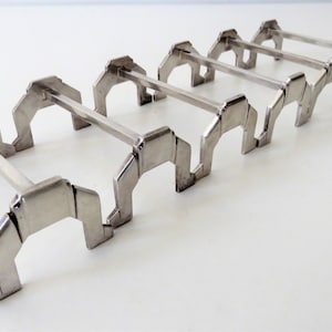 Antique French Knife Rests, Art Deco Knife Rests, Saglier Freres Knife Rests