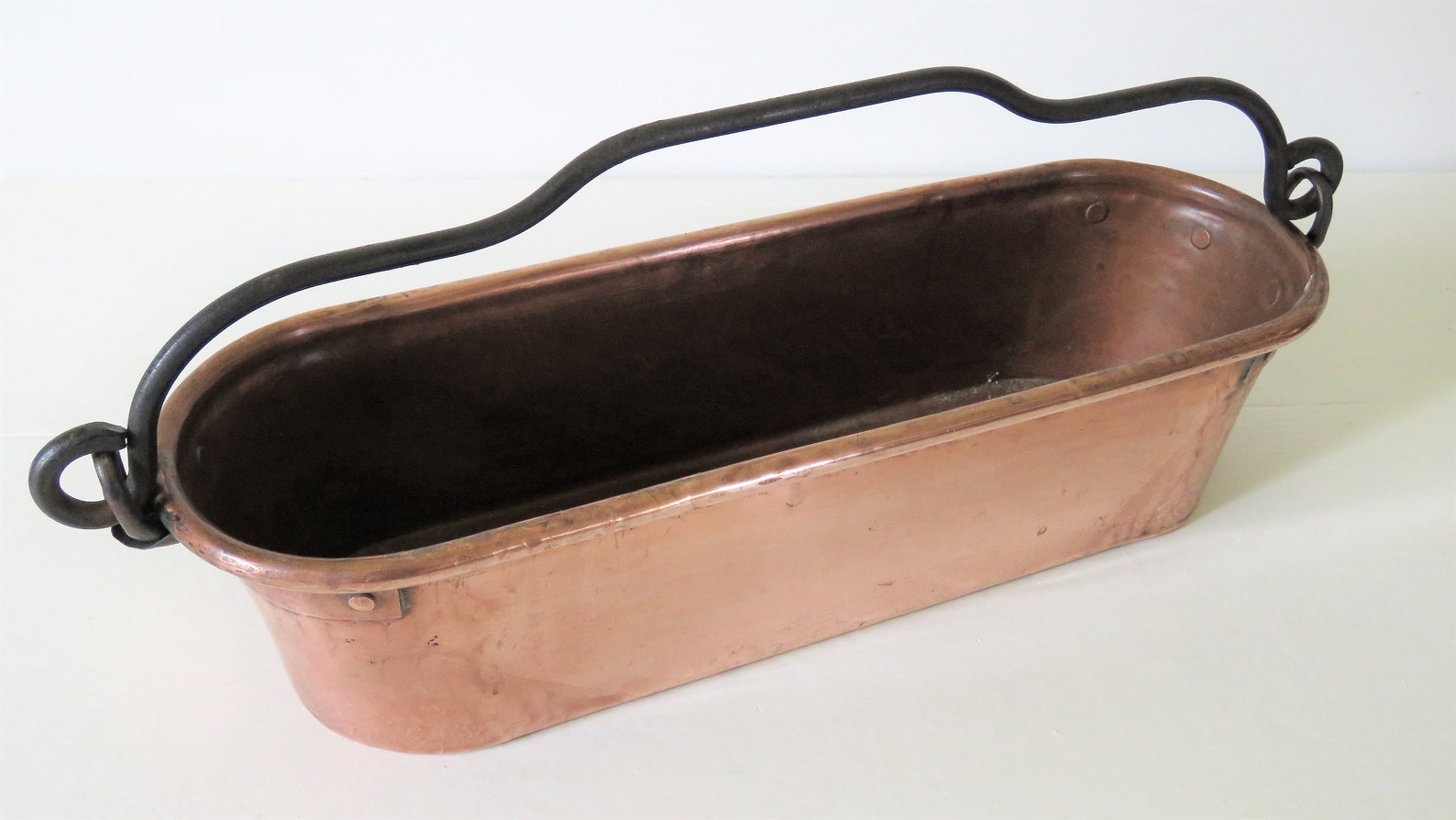 Antique French Copper Fish Kettle French Copper Planter Etsy