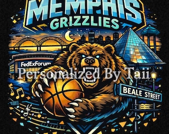 Memphis Grizzlies PNG digital file only