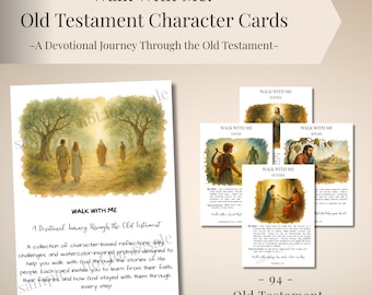 Camina Conmigo 2026 Tema Juvenil SUD Antiguo Testamento Imprimible Ven, Sígueme Biblia Primaria Escuela Dominical Seminario Misionero (Descarga Digital)