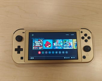 Benutzerdefinierte Nintendo Switch Lite Hyrule Edition – 128 GB SD-Karte – Atmosphären-Setup