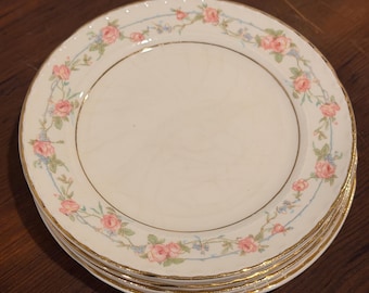 Vintage 1950s Crooksville China Co - Made in USA Small Plates - Good Condition