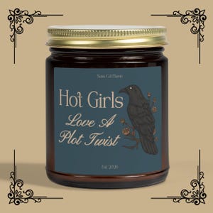 Dark Academia Candle, Dark Coquette, Goth Candle, Bookish Candles, Witchy Candle, Gothic Candles, Book Nook Decor, Bookish Present