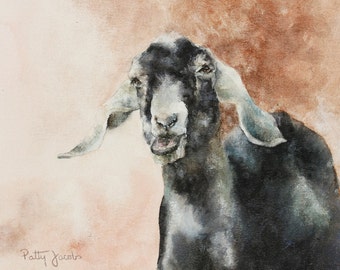 Goat Note Cards / Watercolor / Animal / Greeting Cards / Farm / Cards