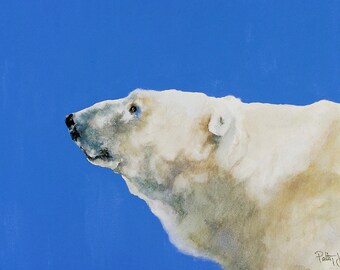 Watercolor Animal Print - Limited Edition - Watercolor Print - Polar Bear
