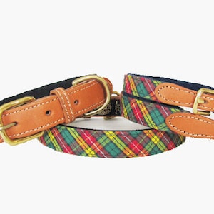 Buchanan SCOTTISH TARTAN PLAID Classic Luxury Dog Collar