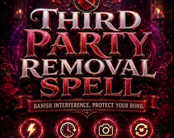 Third Party Removal Spell, Banish Intruder & Rival Cast, End Outside Distractions, Break Up Affairs Ritual, Shield Your Relationship
